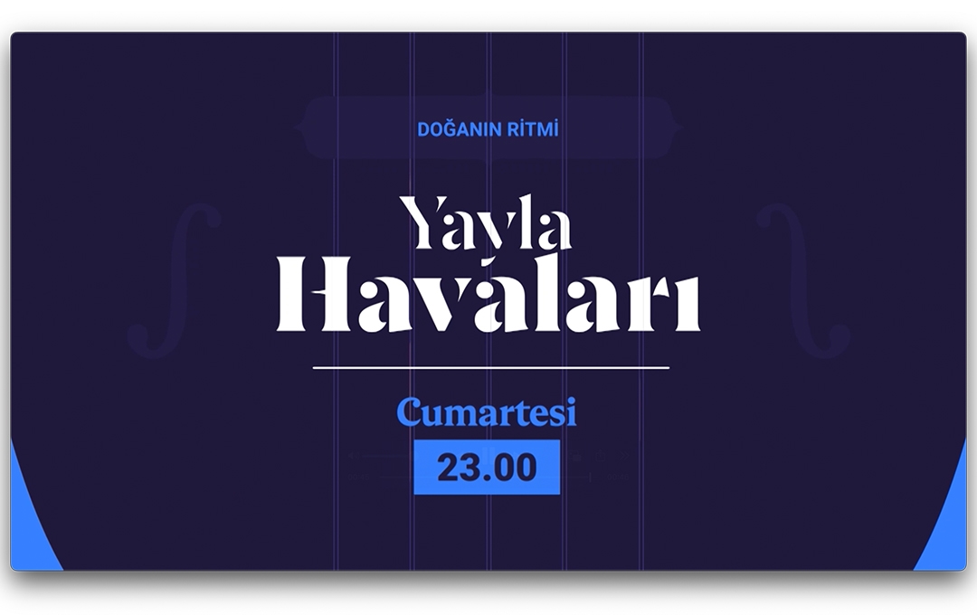 “Yayla Havaları” TRT Ekranları İçin Hazırlandı
